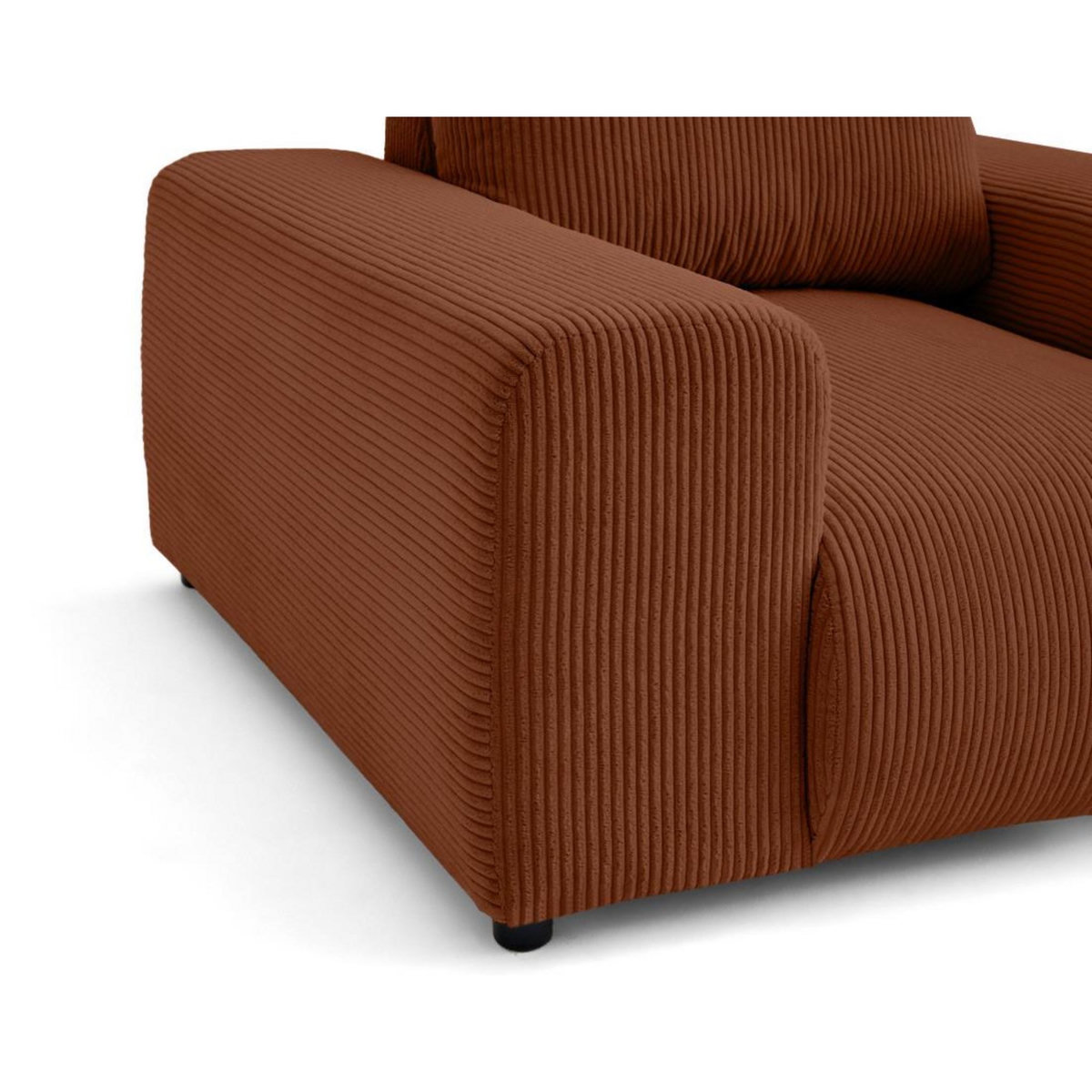 LISA DESIGN Garance - fauteuil en velours côtelé