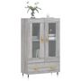Voir la diapositive 3 : VIDAXL Buffet haut sonoma gris 69,5x31x115 cm bois d'ingenierie