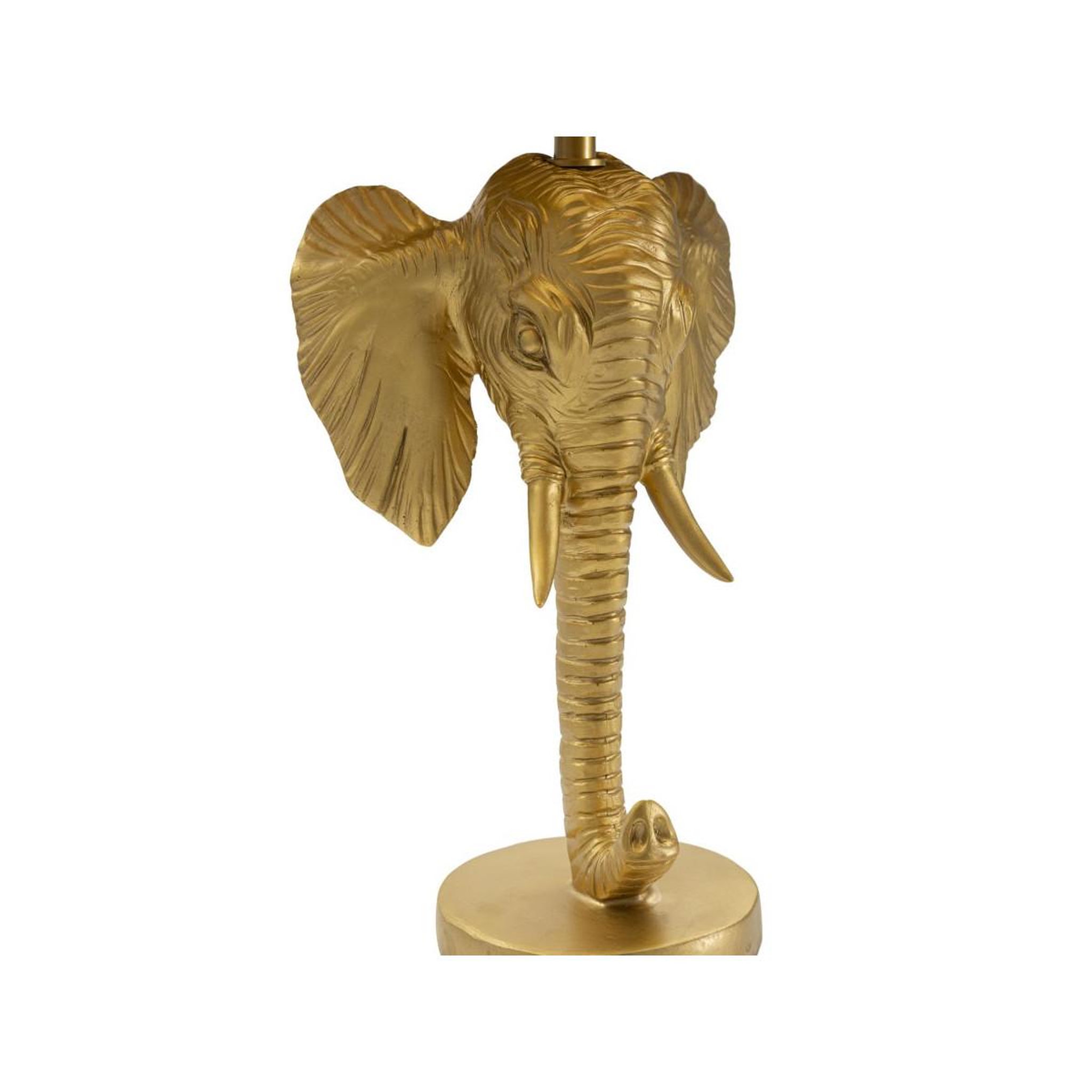 Voir la diapositive 2 : Paris Prix Lampe à poser design  elephant  59cm or & noir