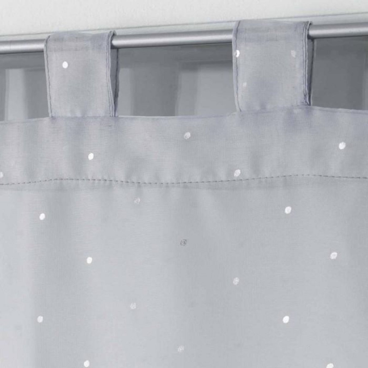 Paris Prix Paire de Voilages  Orion  60x120cm Gris