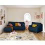 Voir la diapositive 6 : BEST MOBILIER Cristal - pouf modulable - 65 cm - en fausse fourrure côtelée