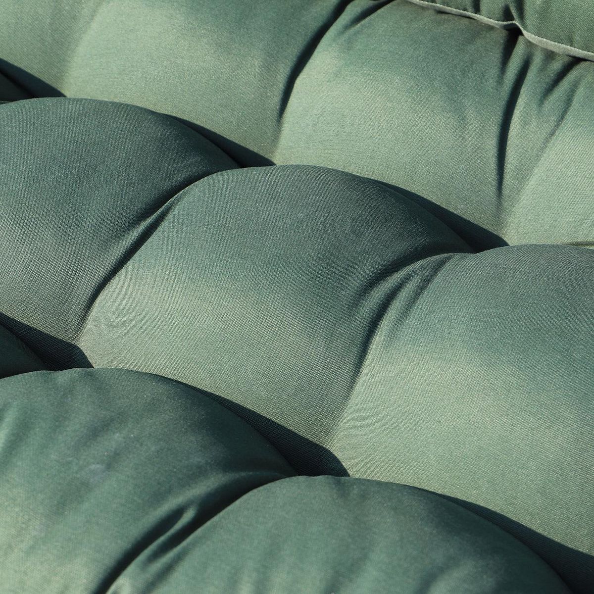 RED DECO Set 2 coussins palette d'extérieur RIOU Kaki Polyester 120 x 80 x 15 cm