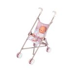 SMOBY Poussette canne Baby Nurse pour poupon jusqu'a 42cm - Smoby