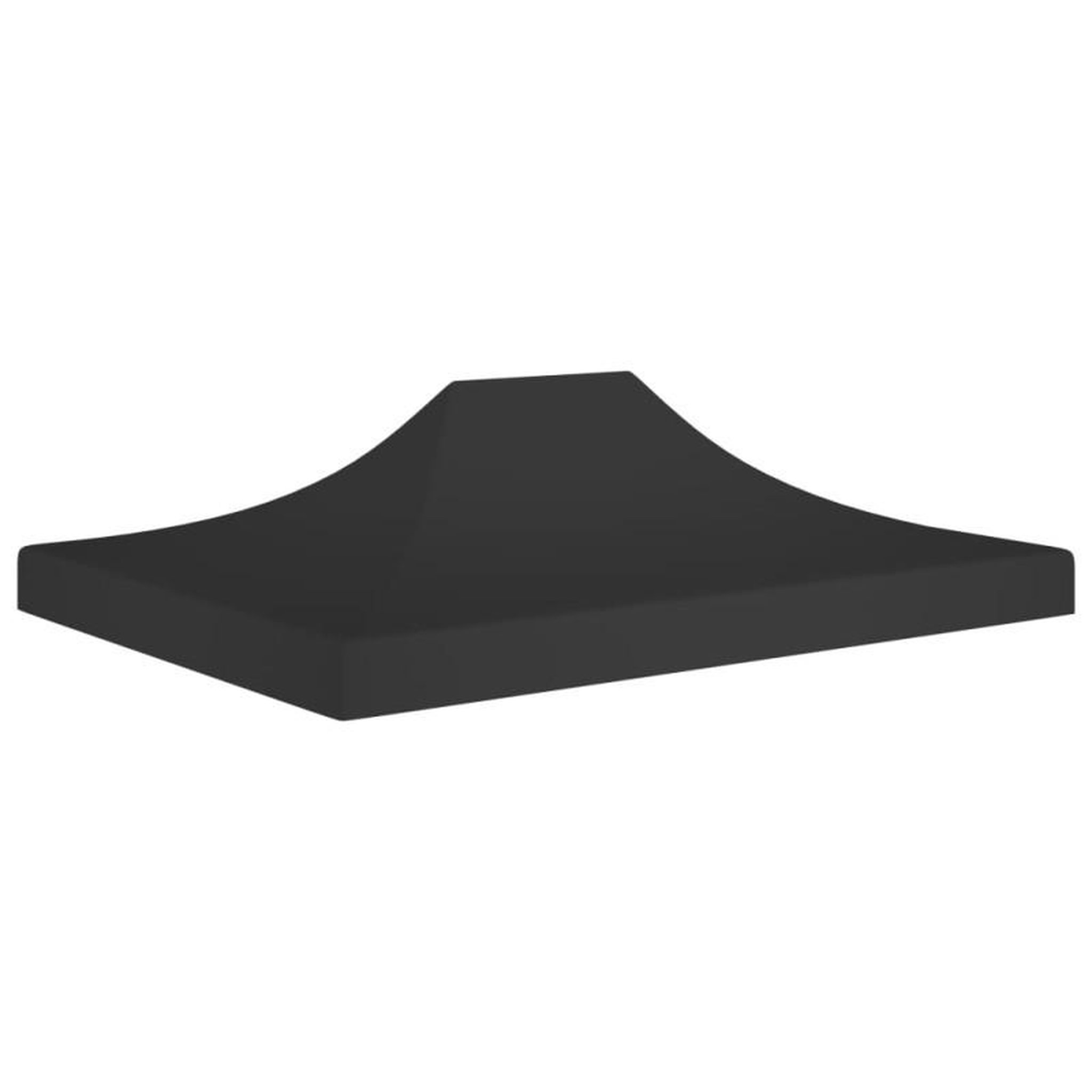Voir la diapositive 1 : VIDAXL Toit de tente de réception 4x3 m Noir 270 g m²