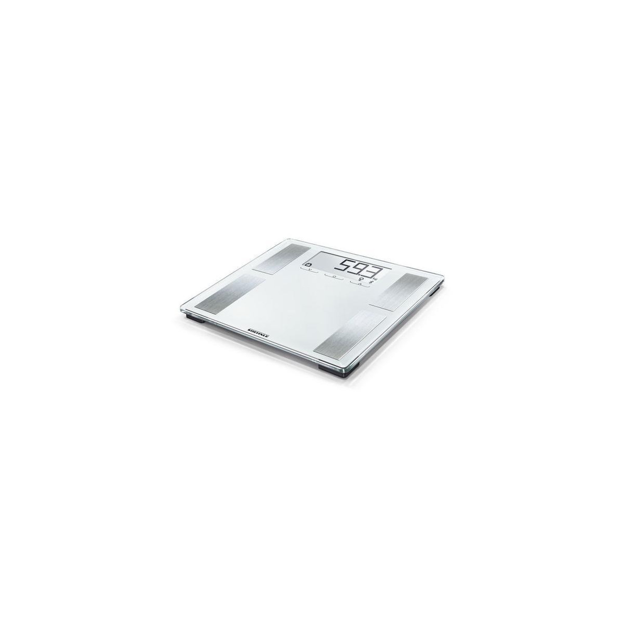 Soehnle Soehnle Shape Sense Connect 100 Rectangle Argent Pèse-personne électronique