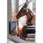 Voir la diapositive 3 : Paris Prix Statuette Déco  Tête de Cheval  35cm Marron