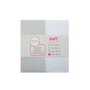  Steff - Drap housse - 70x140 cm - jersey coton - lot de 2 Blanc + Gris - Label de qualité OEKO tex standard 100