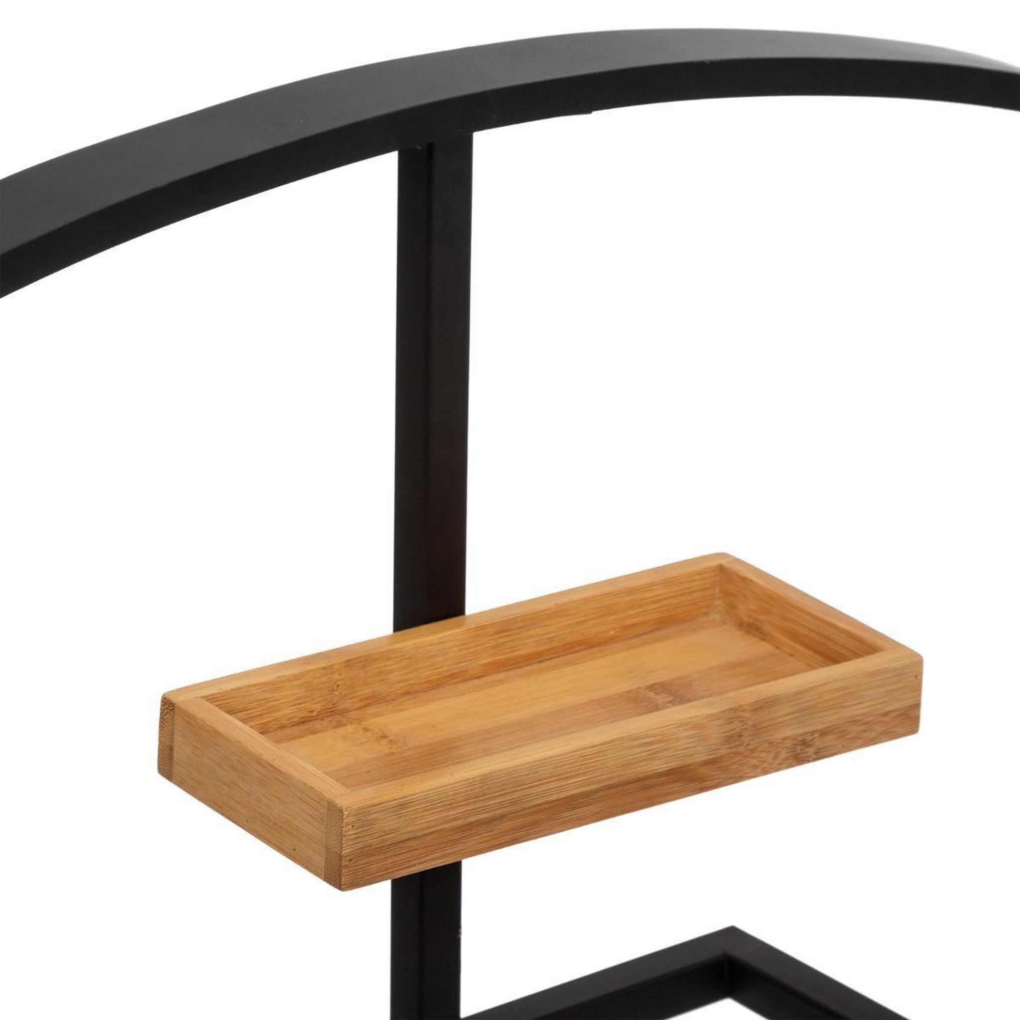 Voir la diapositive 2 : FIVE Valet de Chambre Design  Bambou  114cm Noir