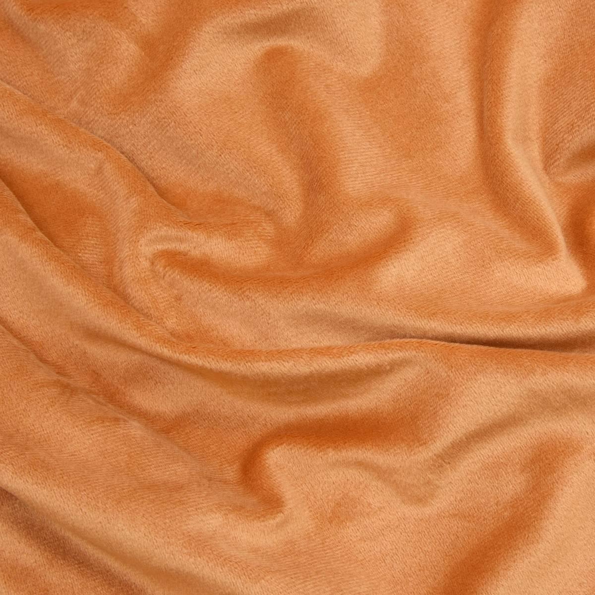Voir la diapositive 5 : ATMOSPHERA Plaid imitation fourrure  coti  120x160cm cognac