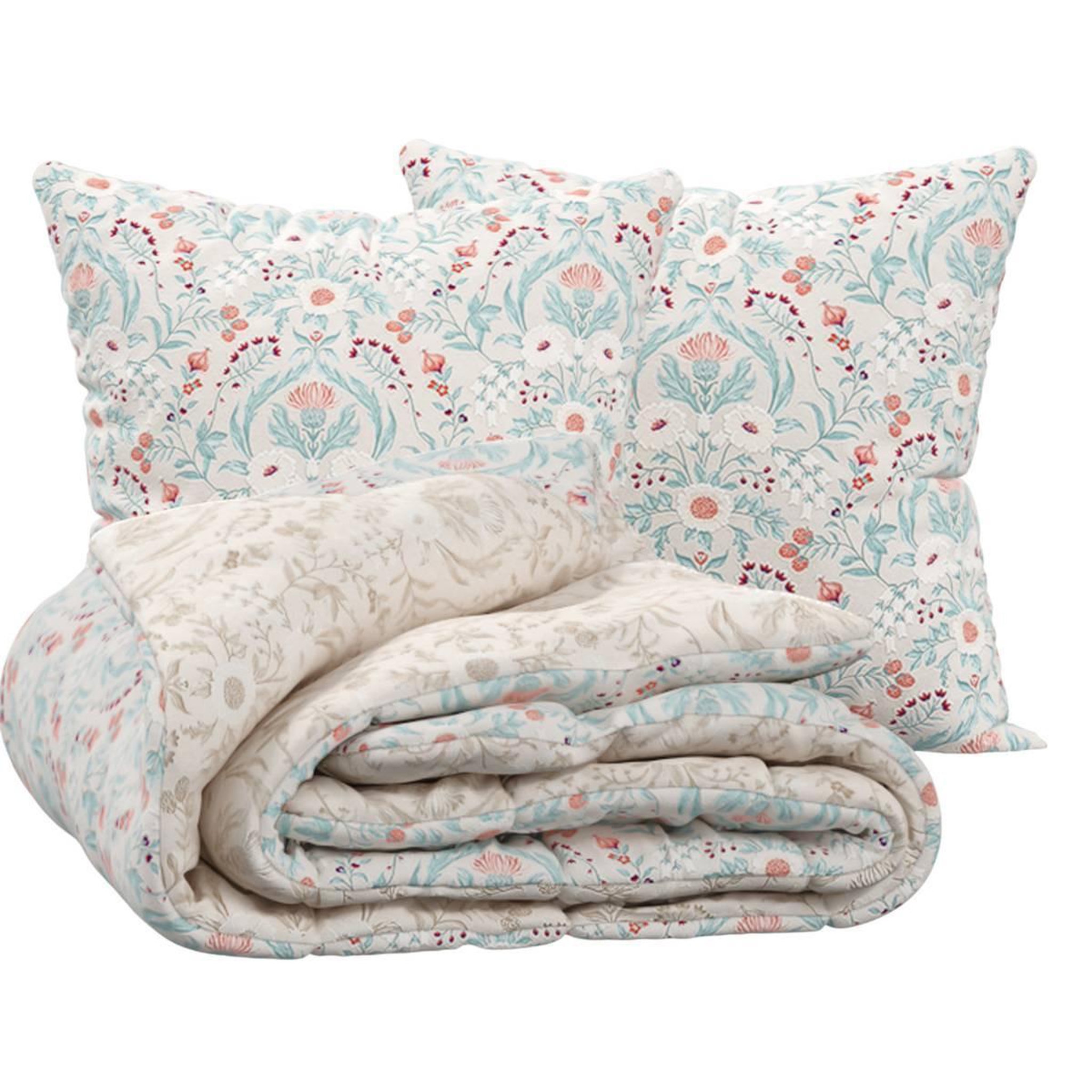 Voir la diapositive 3 : ATMOSPHERA Parure de lit 3 pièces  morris  240x220cm multicolore