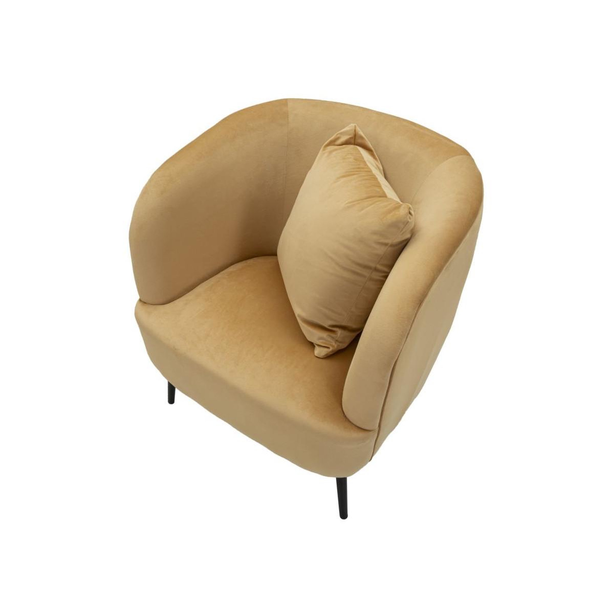 Voir la diapositive 4 : Paris Prix Fauteuil Imitation Fourrure  Soffy  78cm Marron