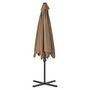 Voir la diapositive 4 : VIDAXL Parasol d'exterieur avec mat en acier 300 cm Taupe