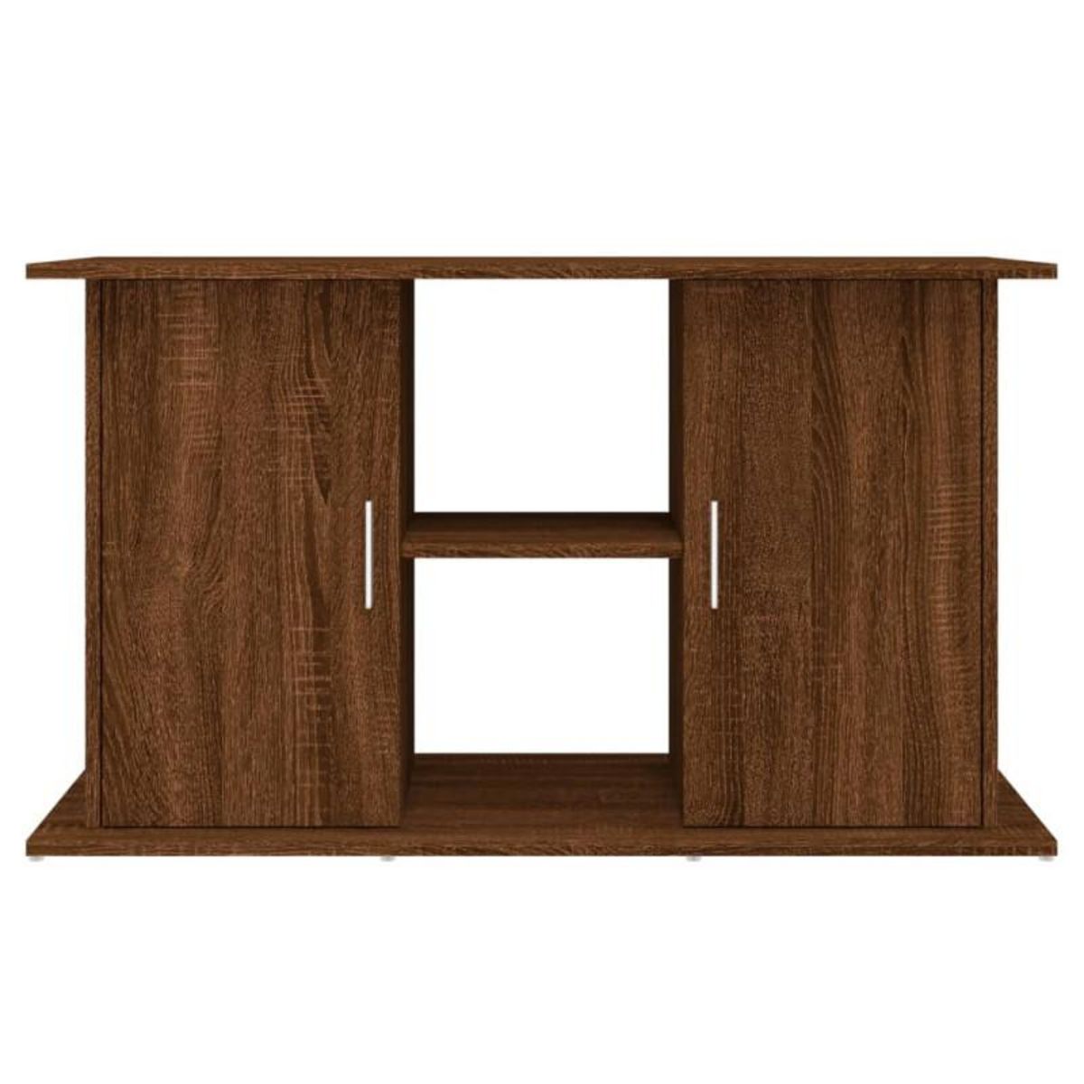 VIDAXL Support d aquarium chêne marron 101x41x58 cm bois d ingénierie