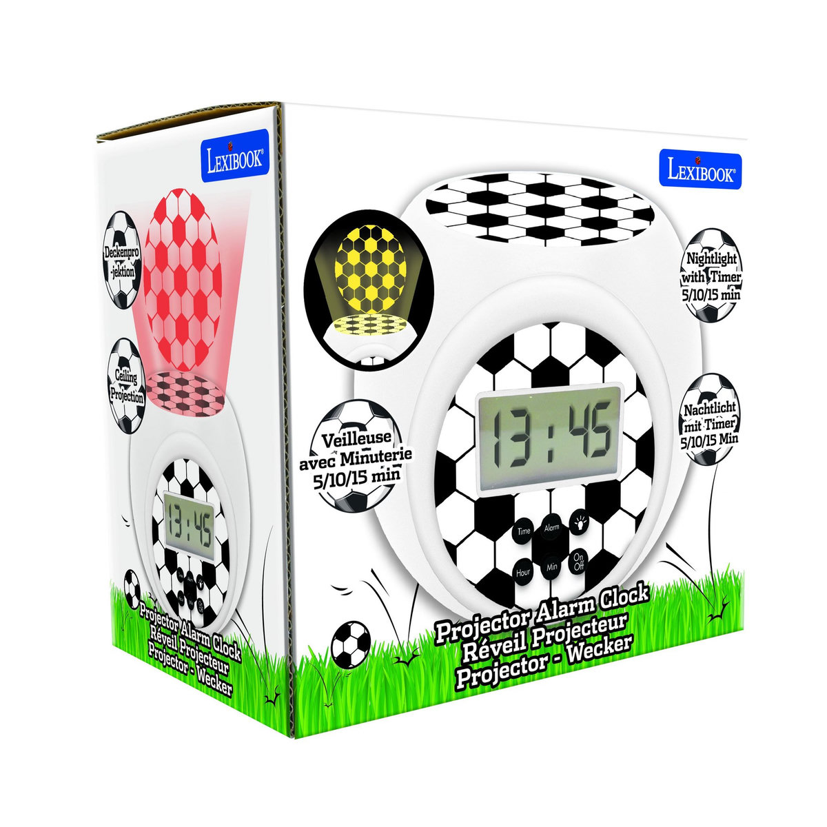 Lexibook Réveil projecteur édition Football