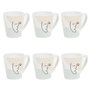 Voir la diapositive 1 : Paris Prix Lot de 6 Mugs en Porcelaine  Arty  30cl Multicolore