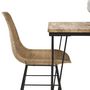 Voir la diapositive 4 : Paris Prix Table à Manger Design  Bali  80cm Naturel