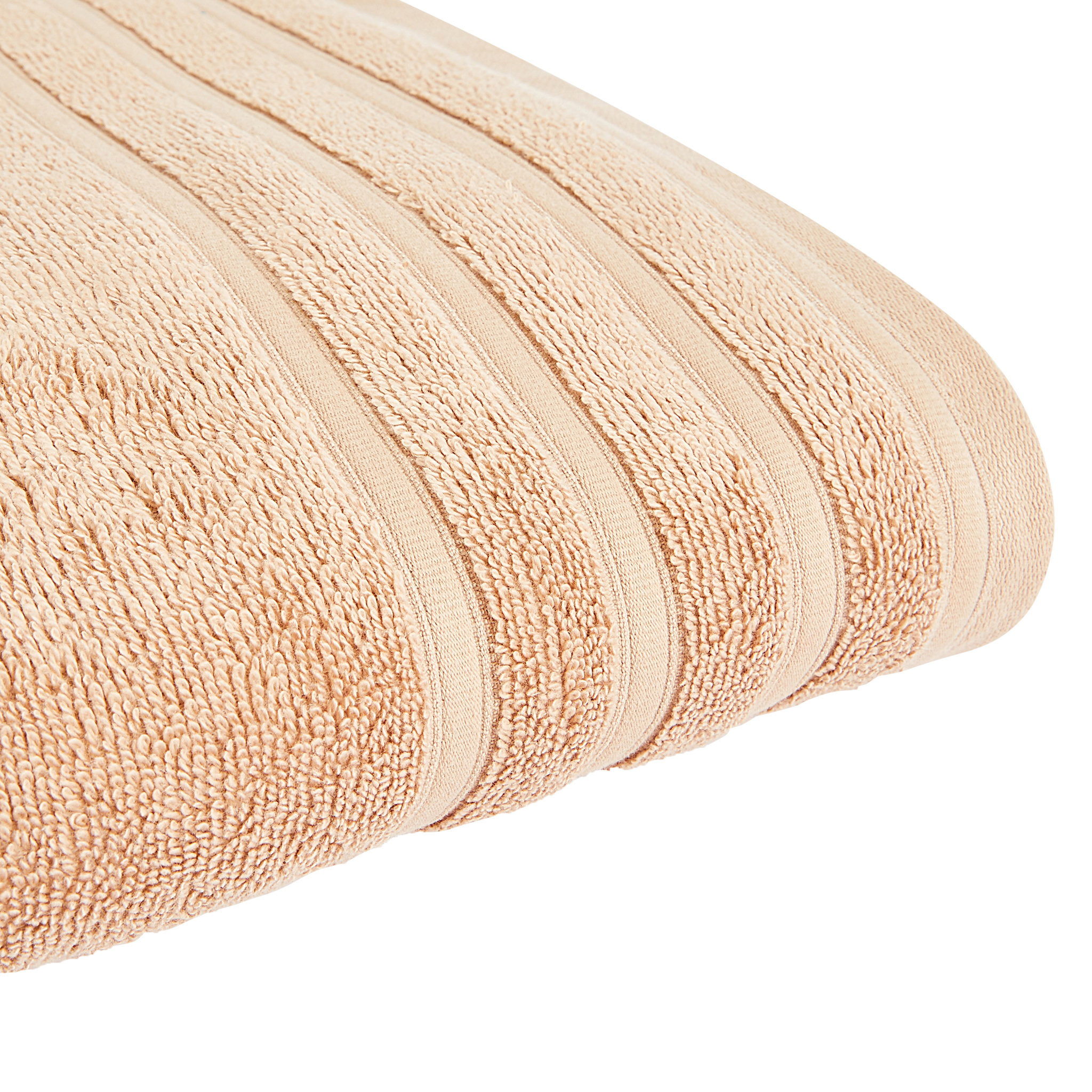 Voir la diapositive 2 : ACTUEL  Serviette de toilette unie en coton bouclé 500 gr/m2