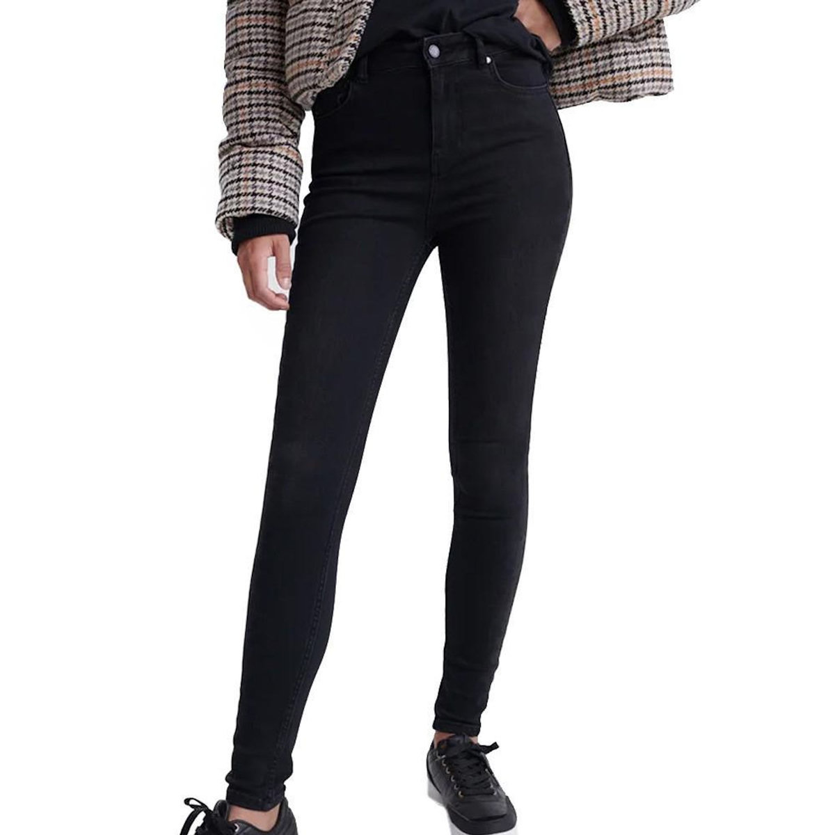 SUPERDRY Jean Skinny Noir Femme Superdry Rise