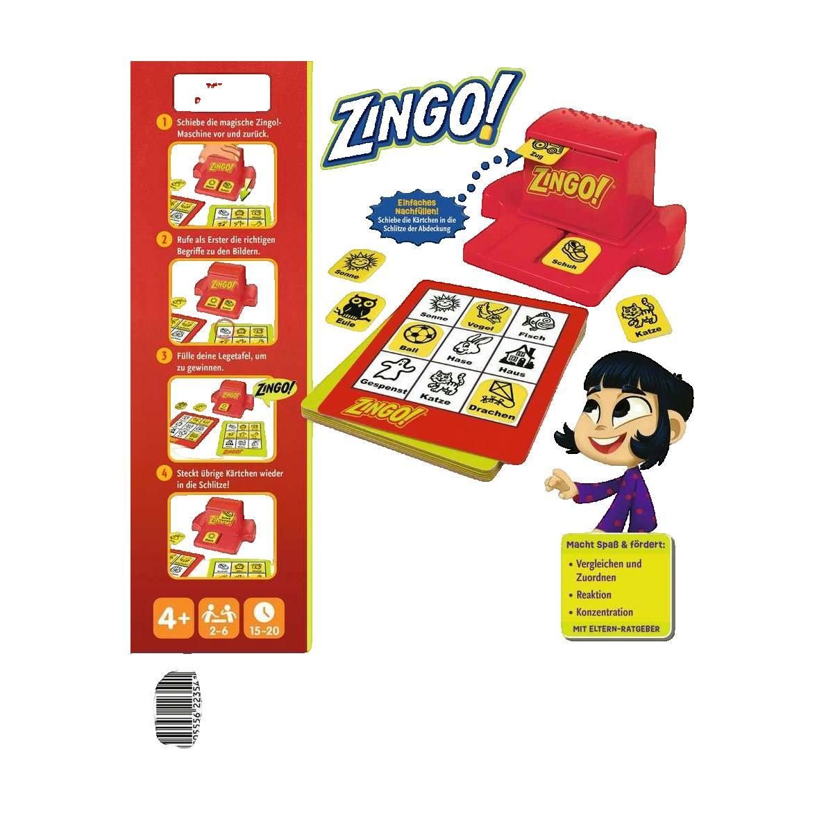 RAVENSBURGER Jeu de société Ravensburger Zingo! version enfants
