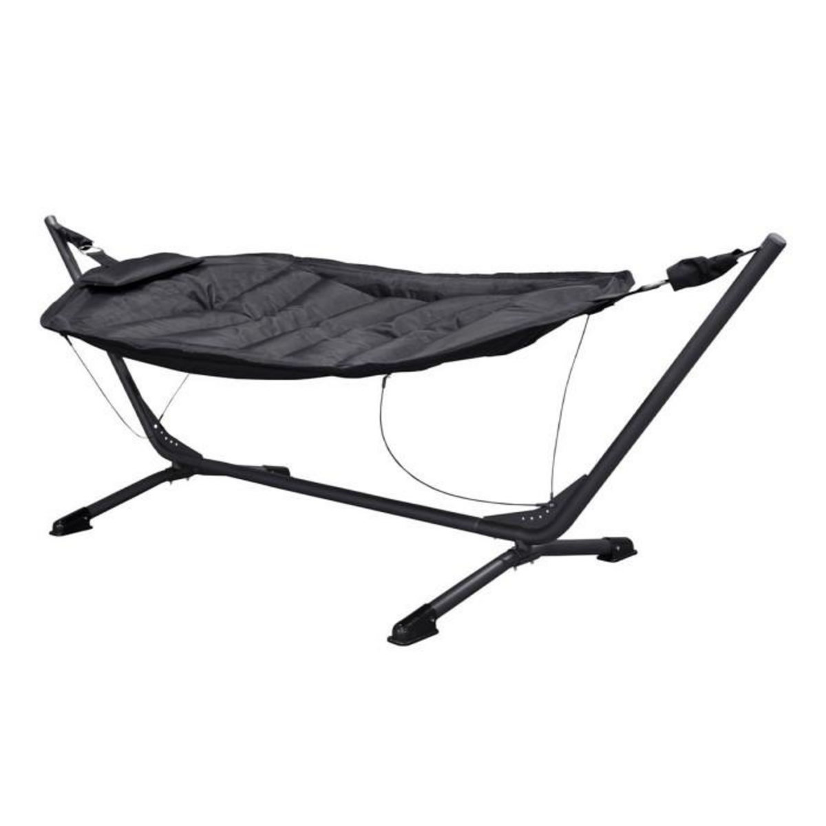 Paris Prix Hamac en Tissu  Nino  305cm Noir