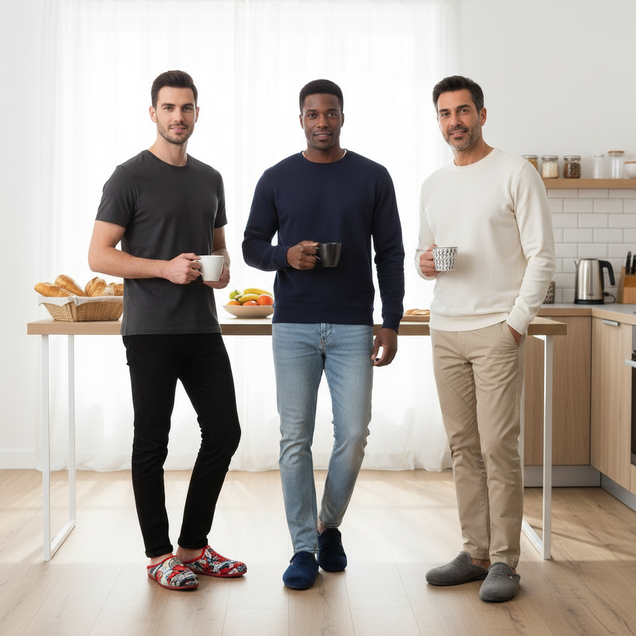 Voir la diapositive 6 : OZABI Ozabi pantoufles mules homme fabriquées en espagne, motifs fantaisie