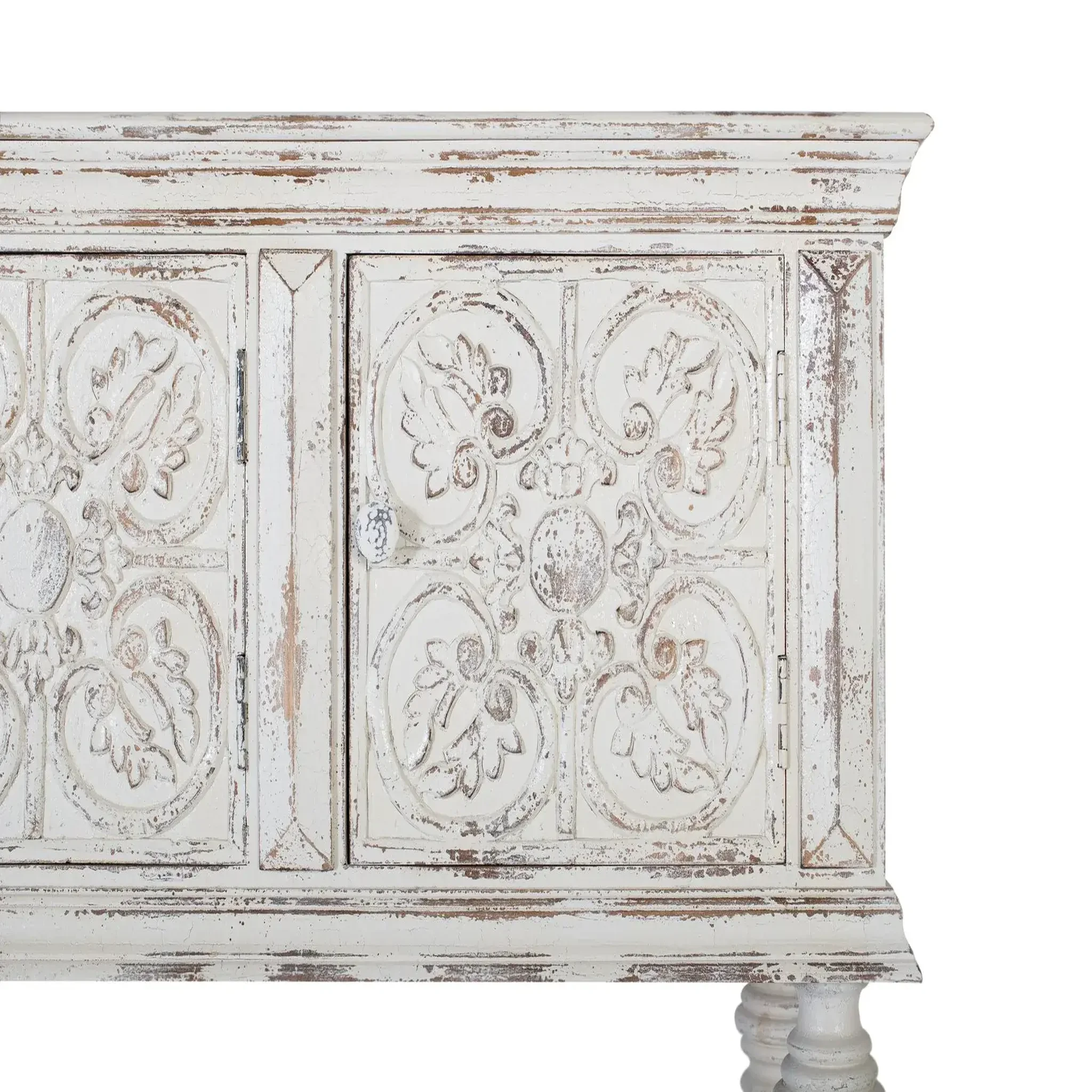 Voir la diapositive 4 : GINER Y COLOMER SL Console en bois de manguier 148 cm style méditerranéen moderne