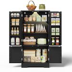 MERAX Buffet de cuisine. Coloris disponibles : Blanc, Noir