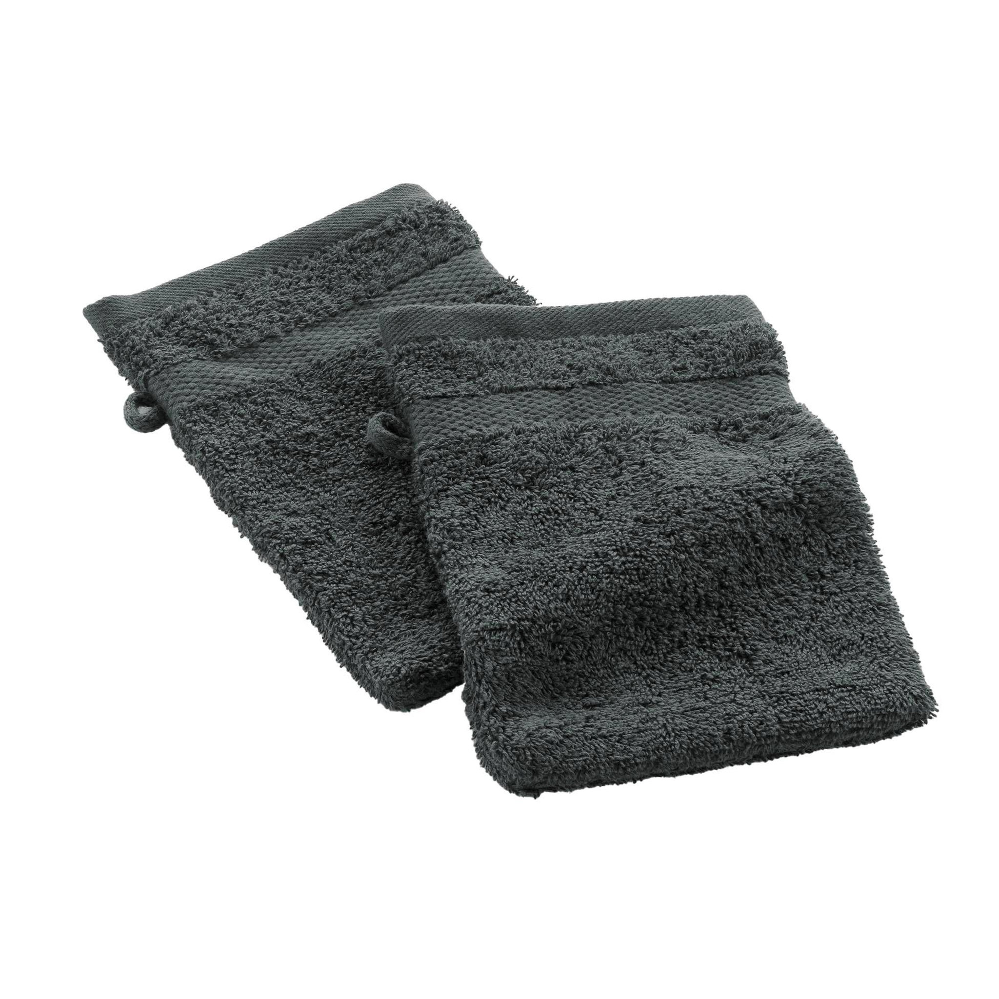 Voir la diapositive 1 : Eden Lot de 2 gants de toilette collection elegante