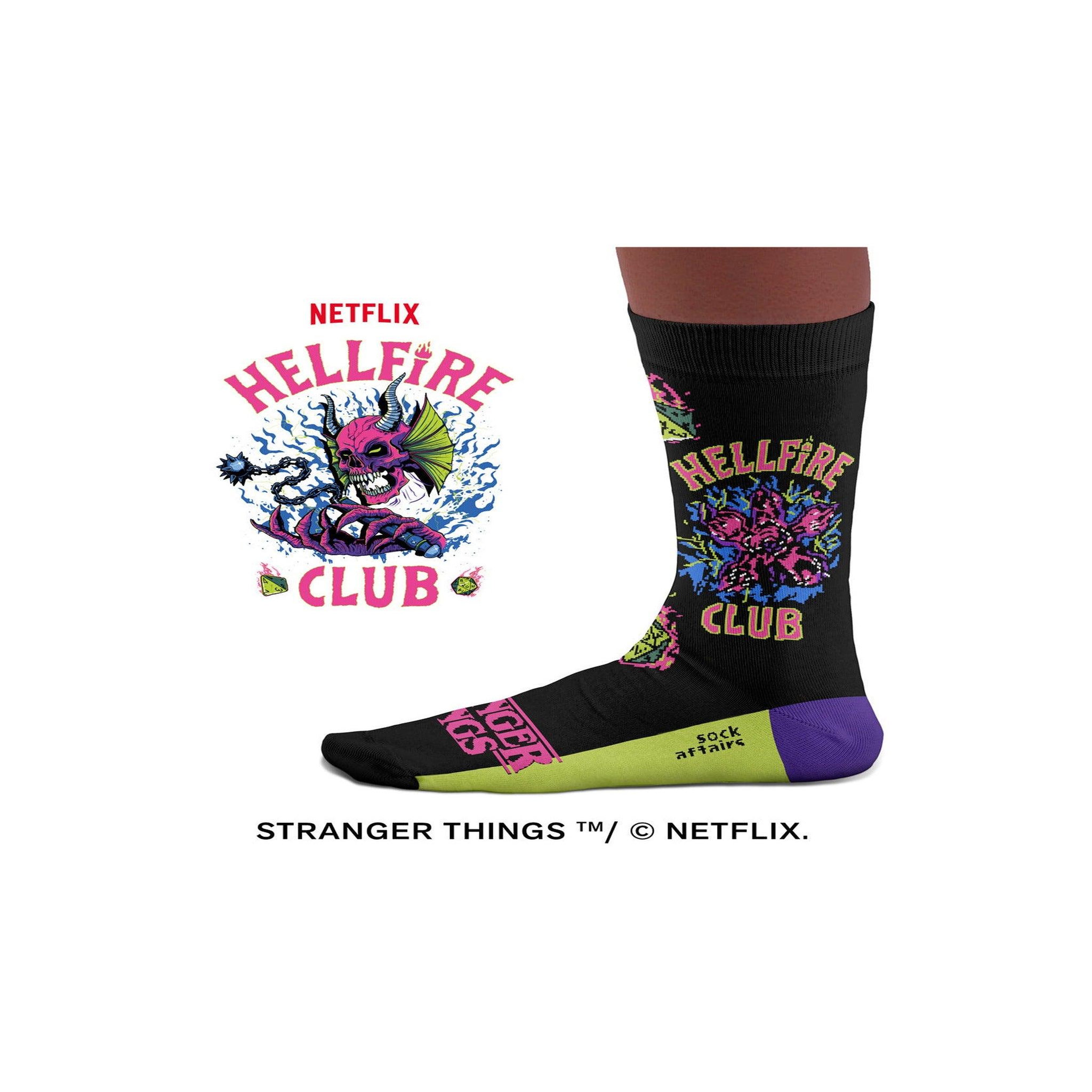 Voir la diapositive 4 : SOCK AFFAIRS Chaussettes stranger things demogorgon