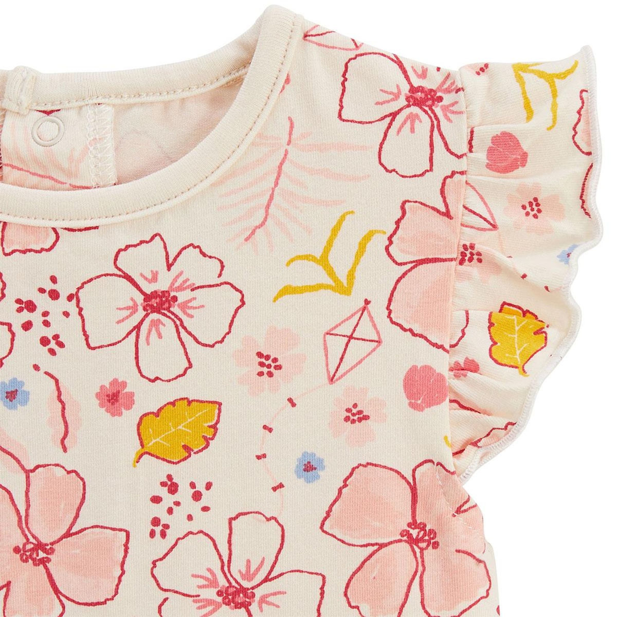 Petit Béguin Lot de 2 t-shirts enfant manches courtes Santa Giulia