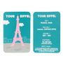 Voir la diapositive 4 : Paris Prix Jeu de Cartes Educatives  Monuments  12cm Multicolore