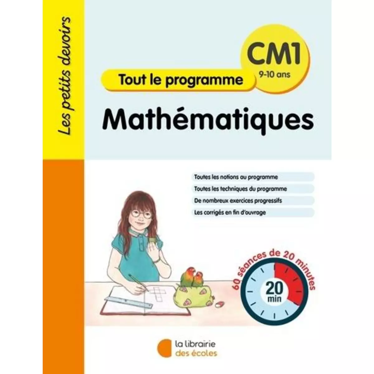  MATHEMATIQUES CM1 TOUT LE PROGRAMME. 60 SEANCES DE 20 MINUTES, EDITION 2024, Fontaine Vincent