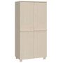 Voir la diapositive 2 : VIDAXL Garde-robe HAMAR Marron miel 89x50x180 cm Bois massif de pin