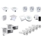 AQUAZENDO Kit pièces à sceller pour piscine 8 x 4 m - AquaZendo