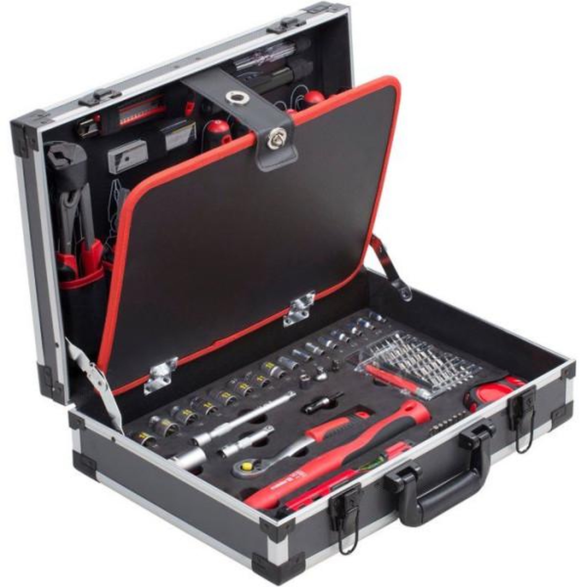 Voir la diapositive 2 : MEISTER Coffret a outils 121 pieces - meister - alu