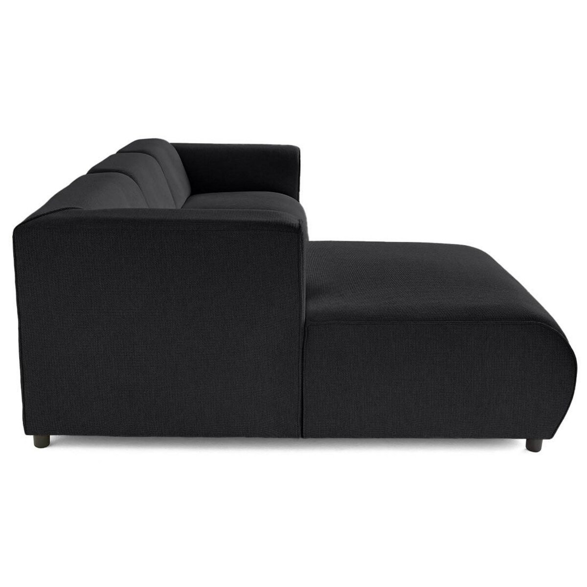 LISA DESIGN Suaro - canapé modulable d'angle gauche 4 places en tissu texturé