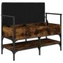 Voir la diapositive 5 : VIDAXL Banc a chaussures chene fume 85,5x42x57,5 cm bois d'ingenierie