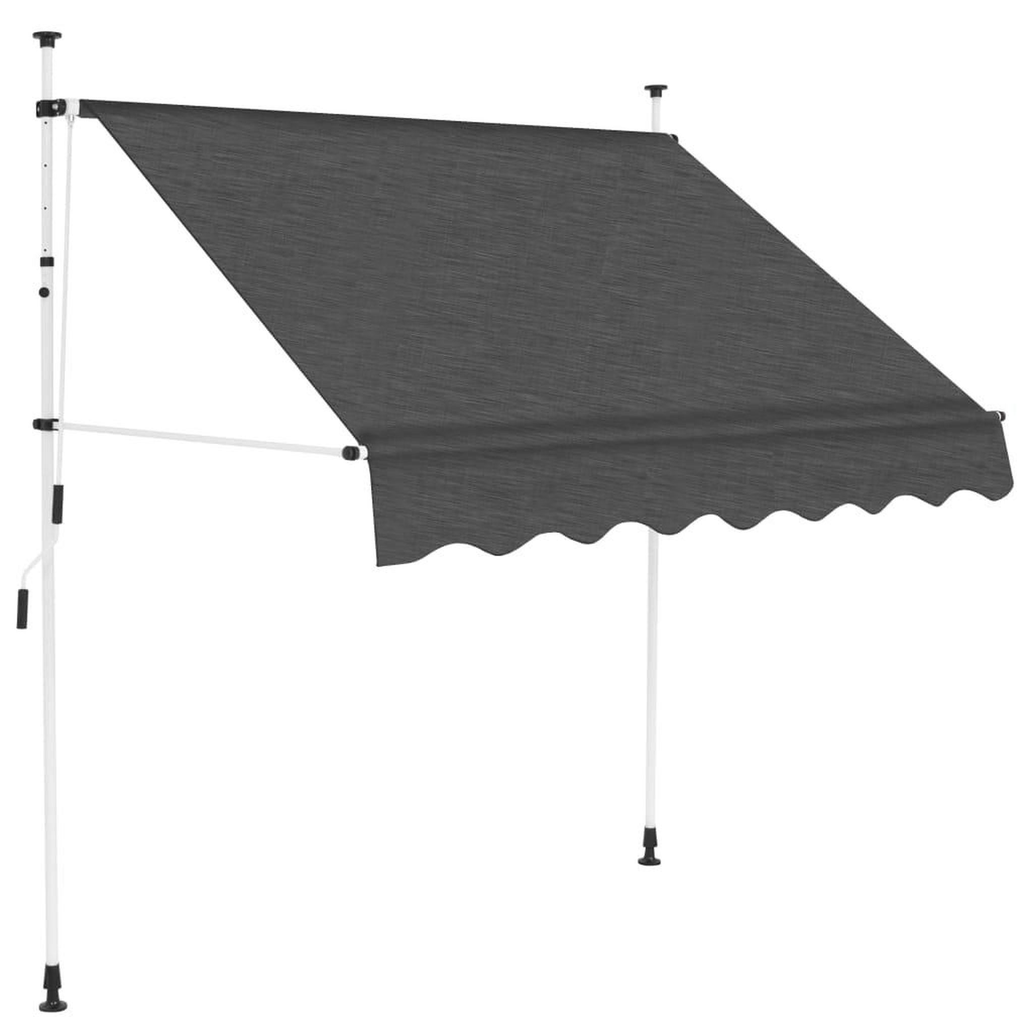 Voir la diapositive 1 : VIDAXL Auvent manuel retractable 200 cm Anthracite