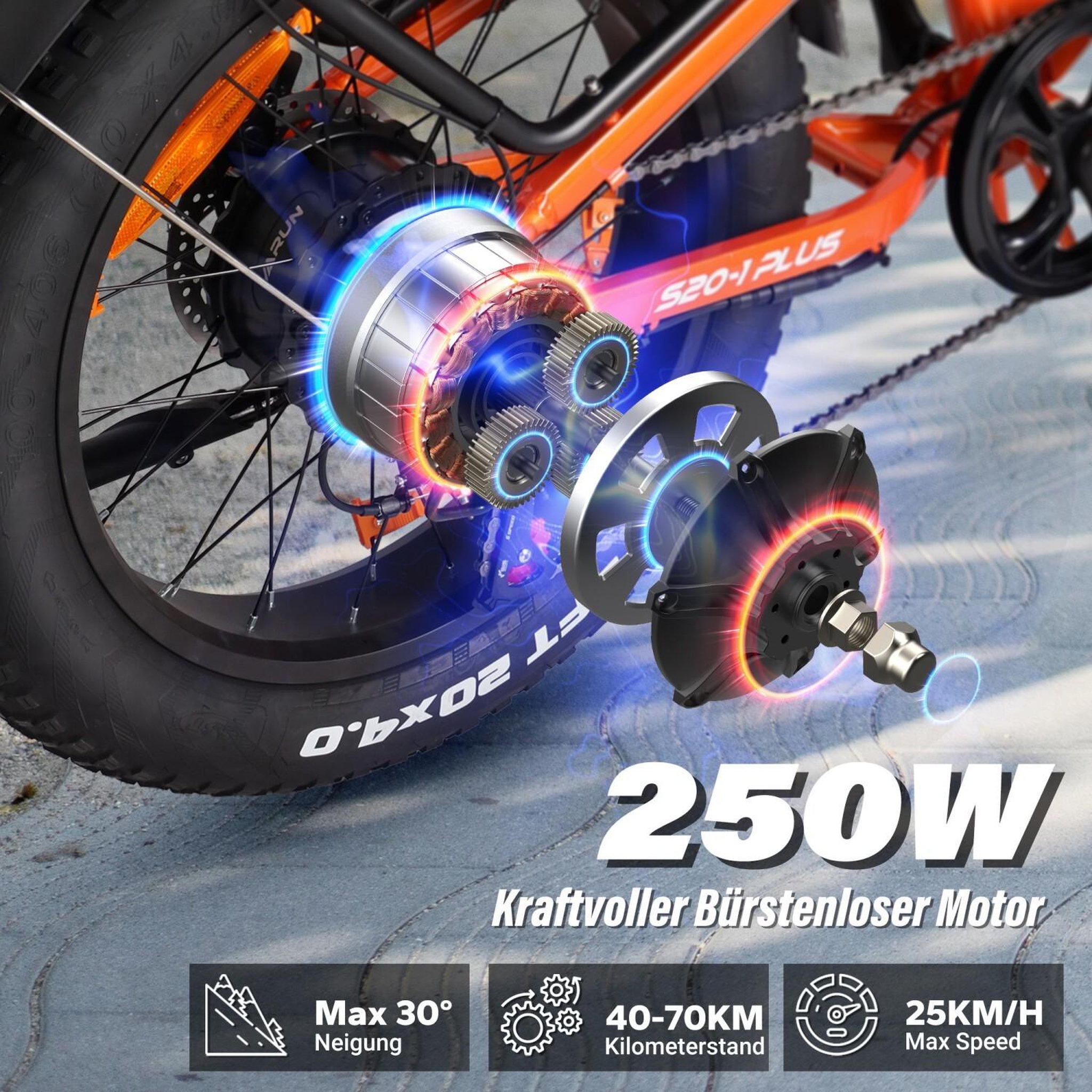 Voir la diapositive 4 : VARUN Vélo électrique pliant varun s20-2 20