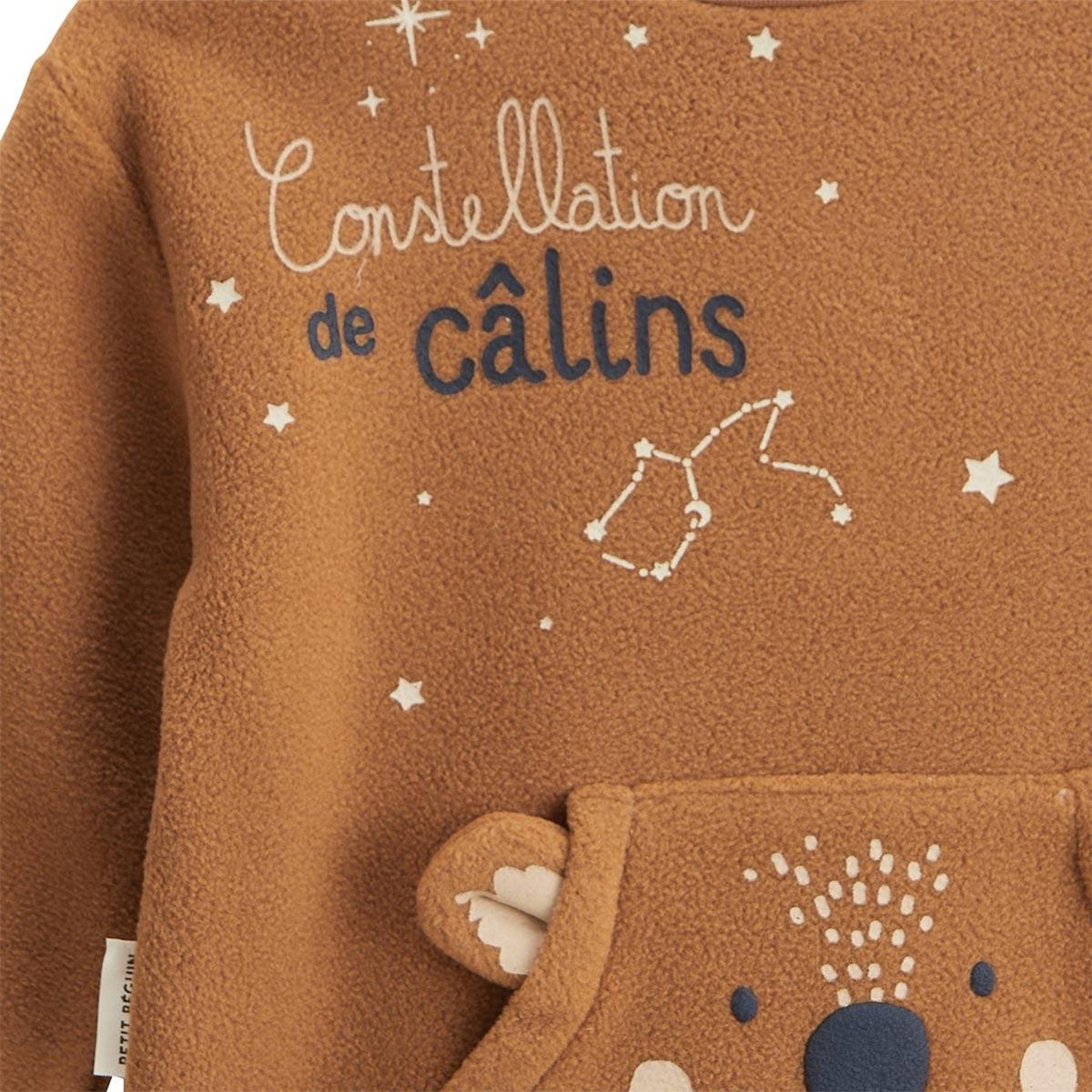 Petit Béguin Pyjama enfant 2 pièces en polaire Constellation