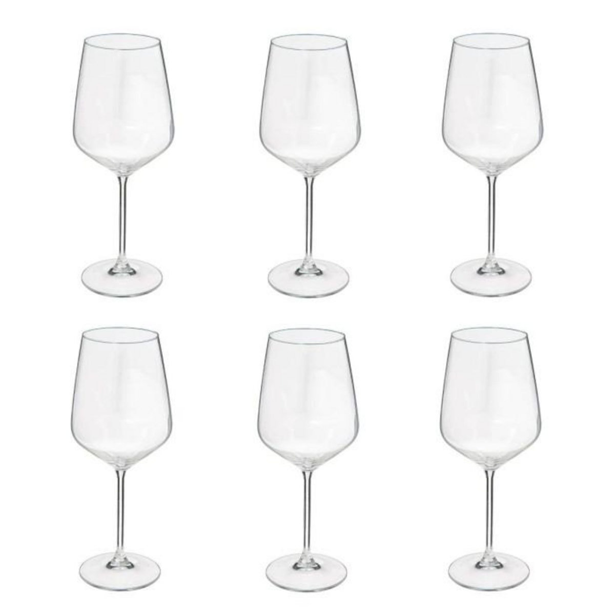 SECRET DE GOURMET Lot de 6 Verres à Dégustation  Nora  65cl Transparent