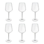 SECRET DE GOURMET Lot de 6 Verres à Dégustation  Nora  65cl Transparent