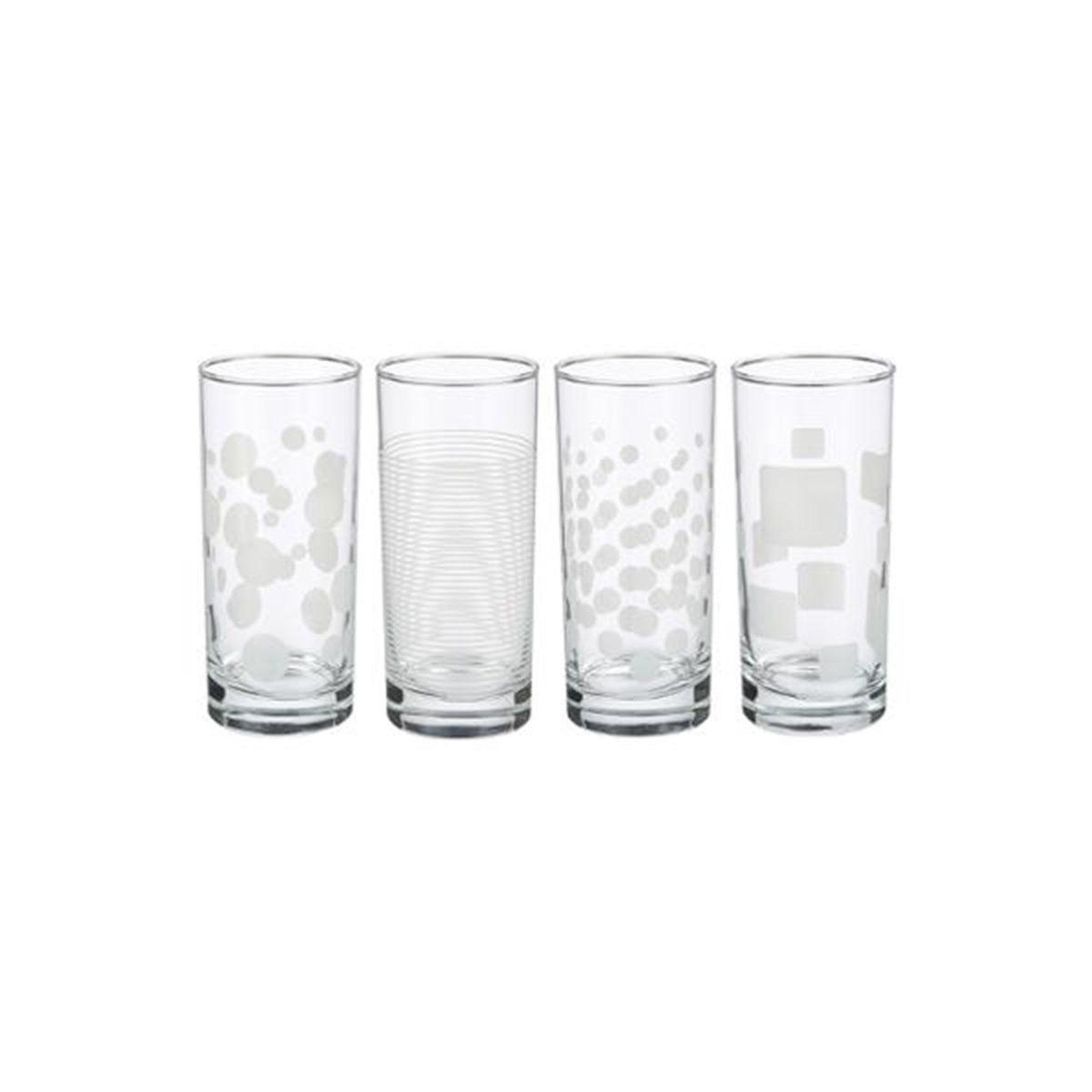 Voir la diapositive 6 : SECRET DE GOURMET Lot de 4 verres à eau  toni'eau  48cl transparent