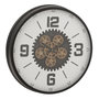 Voir la diapositive 1 : Paris Prix Horloge Murale Engrenage  Frosted  60cm Noir & Blanc