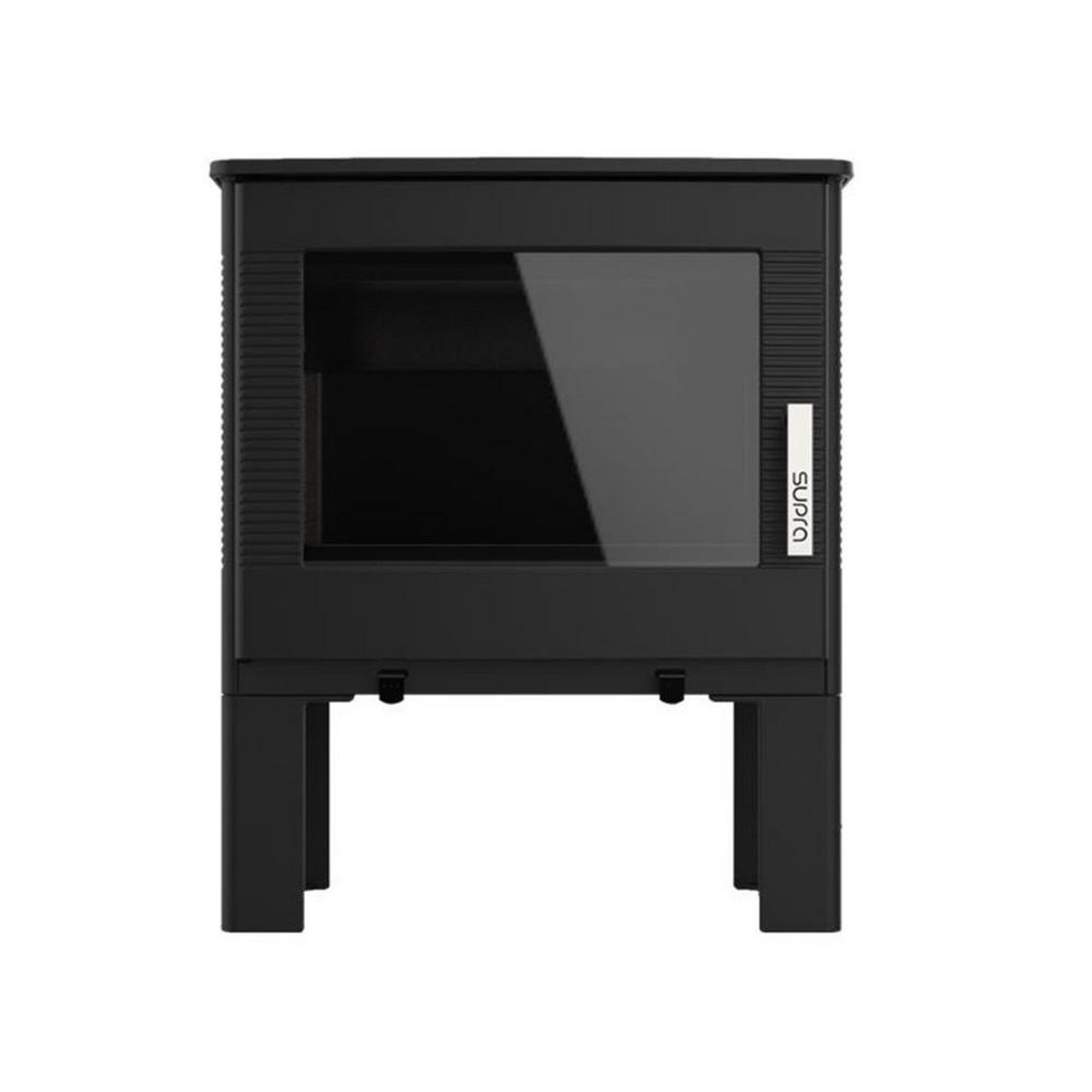 Voir la diapositive 3 : Supra Poêle à bois fonte 8.7kw noir - fr9016140b