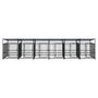 Voir la diapositive 3 : VIDAXL Chenil d'exterieur avec toit pour chiens Acier 11,26 m²