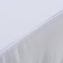 Voir la diapositive 3 : VIDAXL Nappes elastiques de table avec jupon 2 pcs 183x76x74cm Blanc
