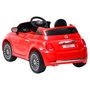 Voir la diapositive 4 : VIDAXL Voiture électrique pour enfants Fiat 500 Rouge