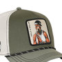 Voir la diapositive 3 : CAPSLAB Casquette trucker premium avec filet et patch Half A Dollar