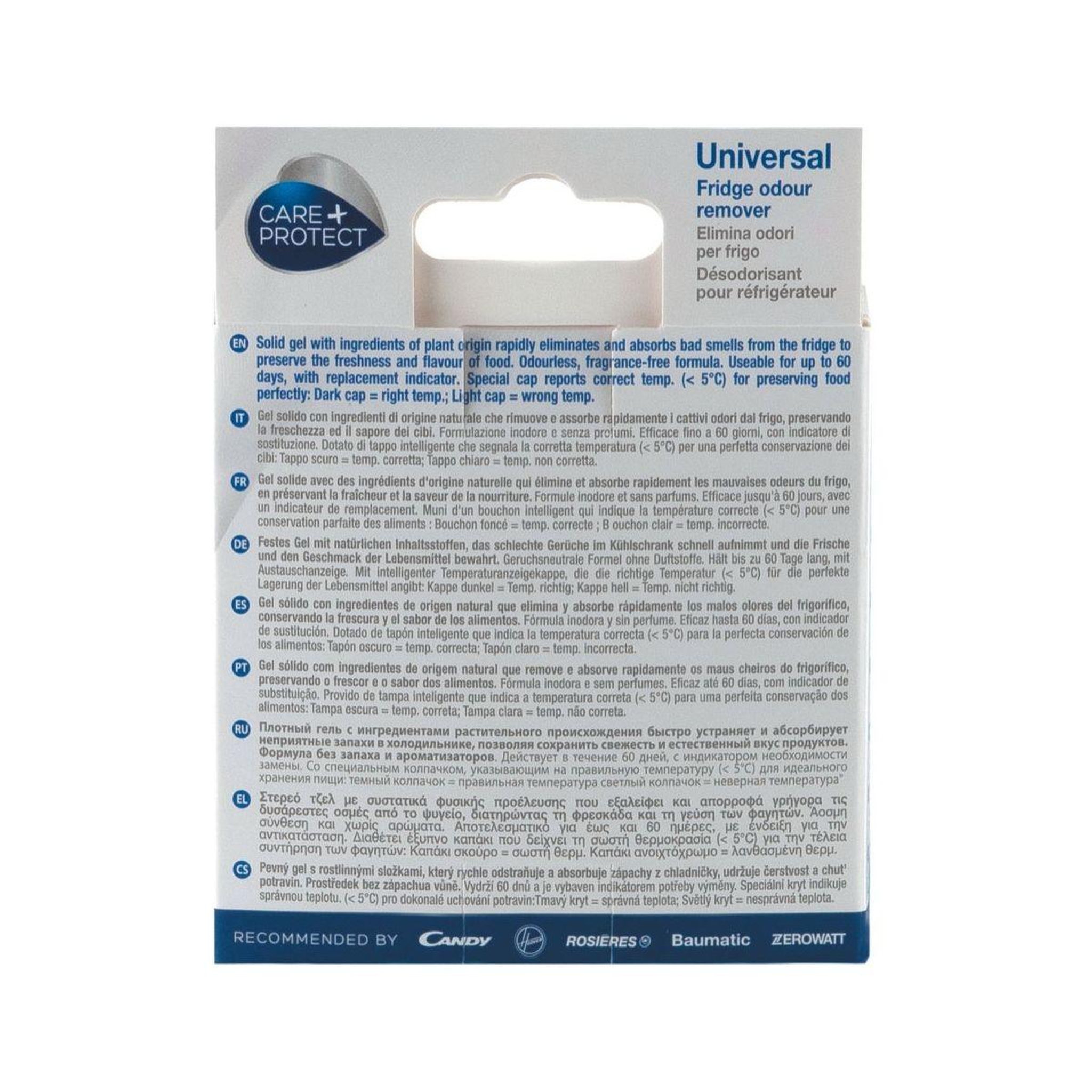 Voir la diapositive 4 : CARE PROTECT Filtre anti-odeur absorbeur d'odeurs
